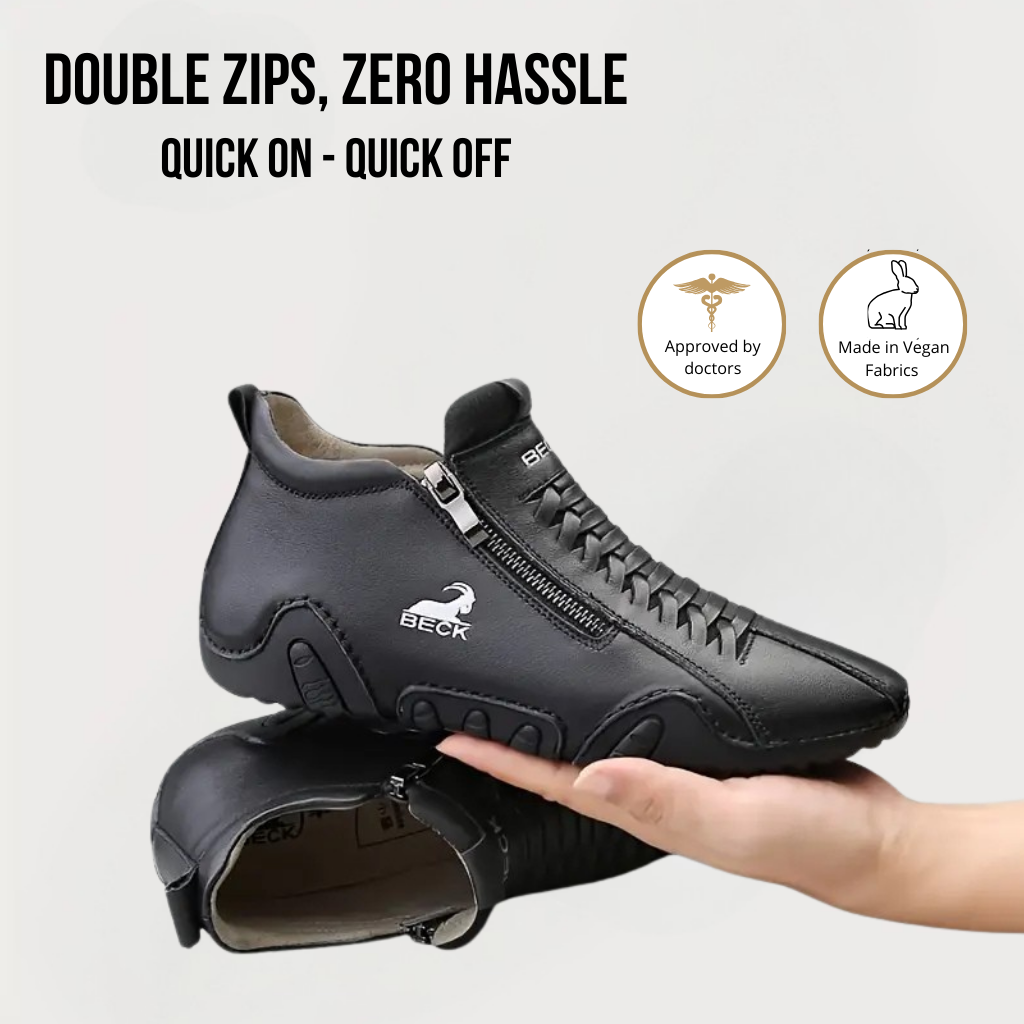 VogBeck 2.0 – Oddychające Buty Ortopedyczne z Podwójnym Zamkiem Komfort