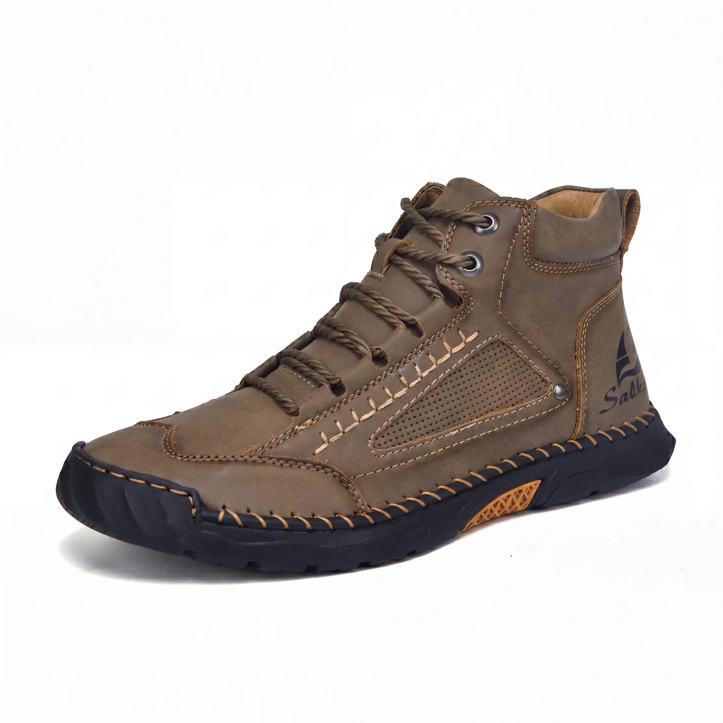 VogSalkin 2.0 - Botas Barefoot todo-o-terreno com sola vulcanizada e couro vegan impermeável