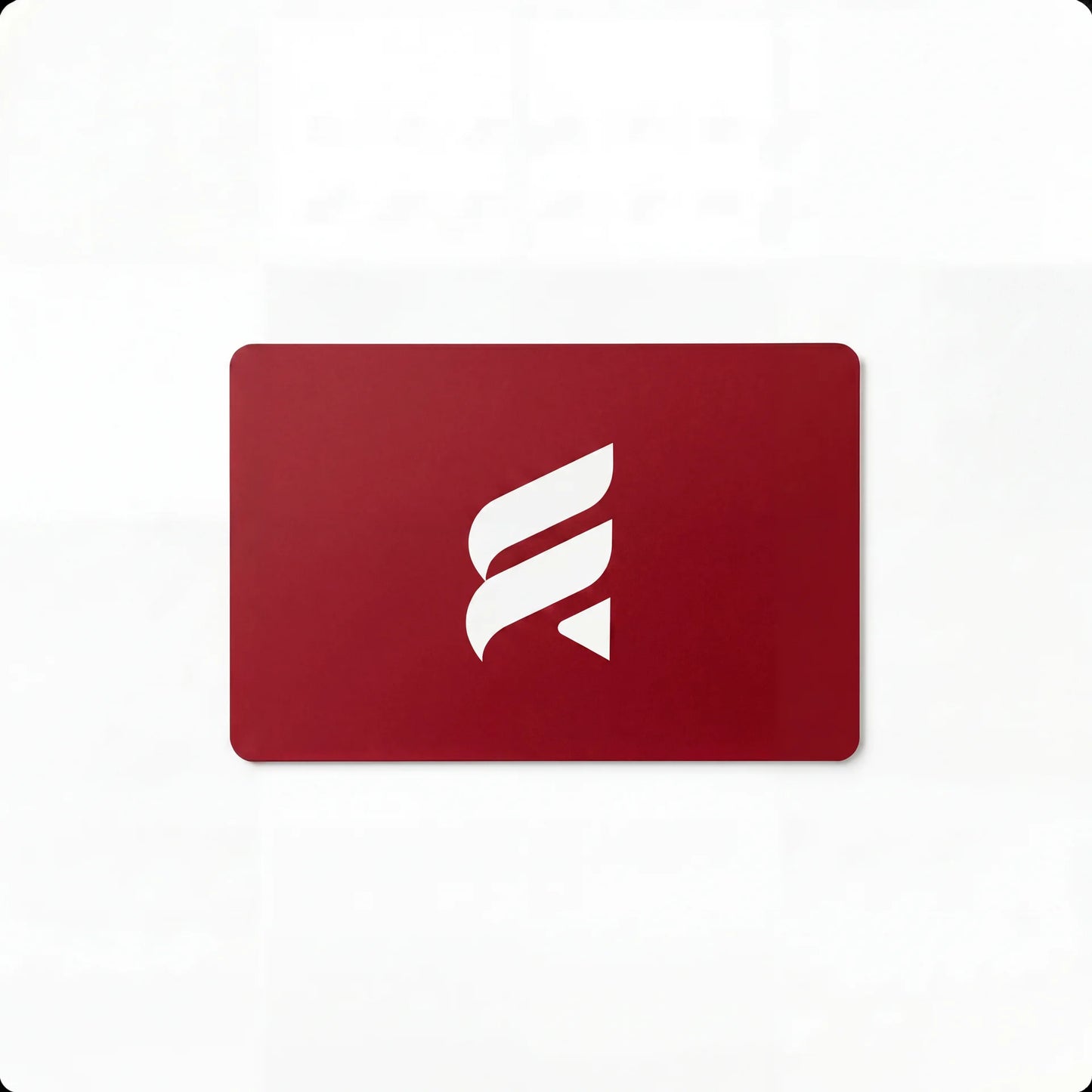 بطاقة هدايا حمراء