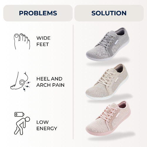 Zapatos anchos – Marcha natural y sin dolor 