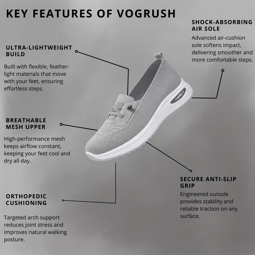VogRush — Baskets Orthopédiques Femme