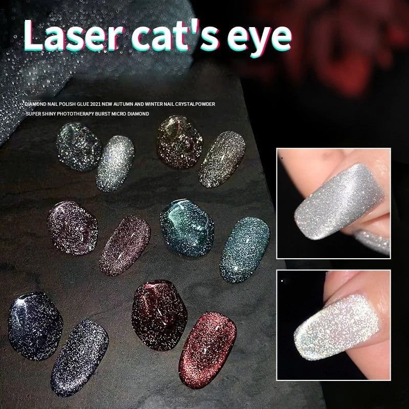 Sada laků Laser Diamond: Intenzivní lesk a glamour lesk 